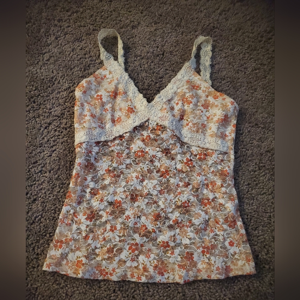 Floral Lace Tank Top